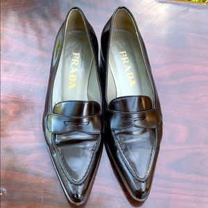 Prada Leather shoes.
